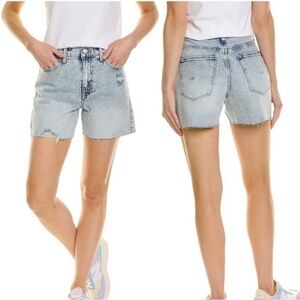 NWT Hudson Kass Morgan High Waist Biker Shorts Sz 31
